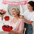 Geschenkset „Mama“ – Ewige Rose & Herzkette  Ein Geschenk von Herzen, das deine Liebe für Mama zum Ausdruck bringt. ❤️