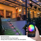 WIFI RGB LED Terrassen-Einbaustrahler – 10er Set | Smarte Akzente für Innen & Außen