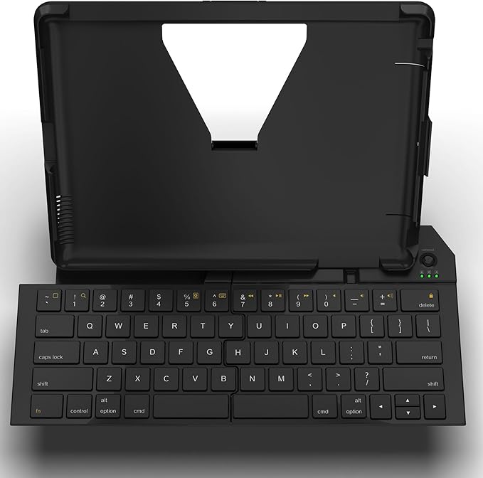 Logitech Fold-Up Keyboard Tastatur für iPad2 (deutsches Tastaturlayout, QWERTZ)