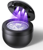 Ultraschallreinigungsgerät 45 kHz mit UV-Reinigung – Für Zahnschienen, Retainer, Prothesen, Schmuck & Zahnbürstenköpfe | 4 Reinigungsmodi | Schwarz