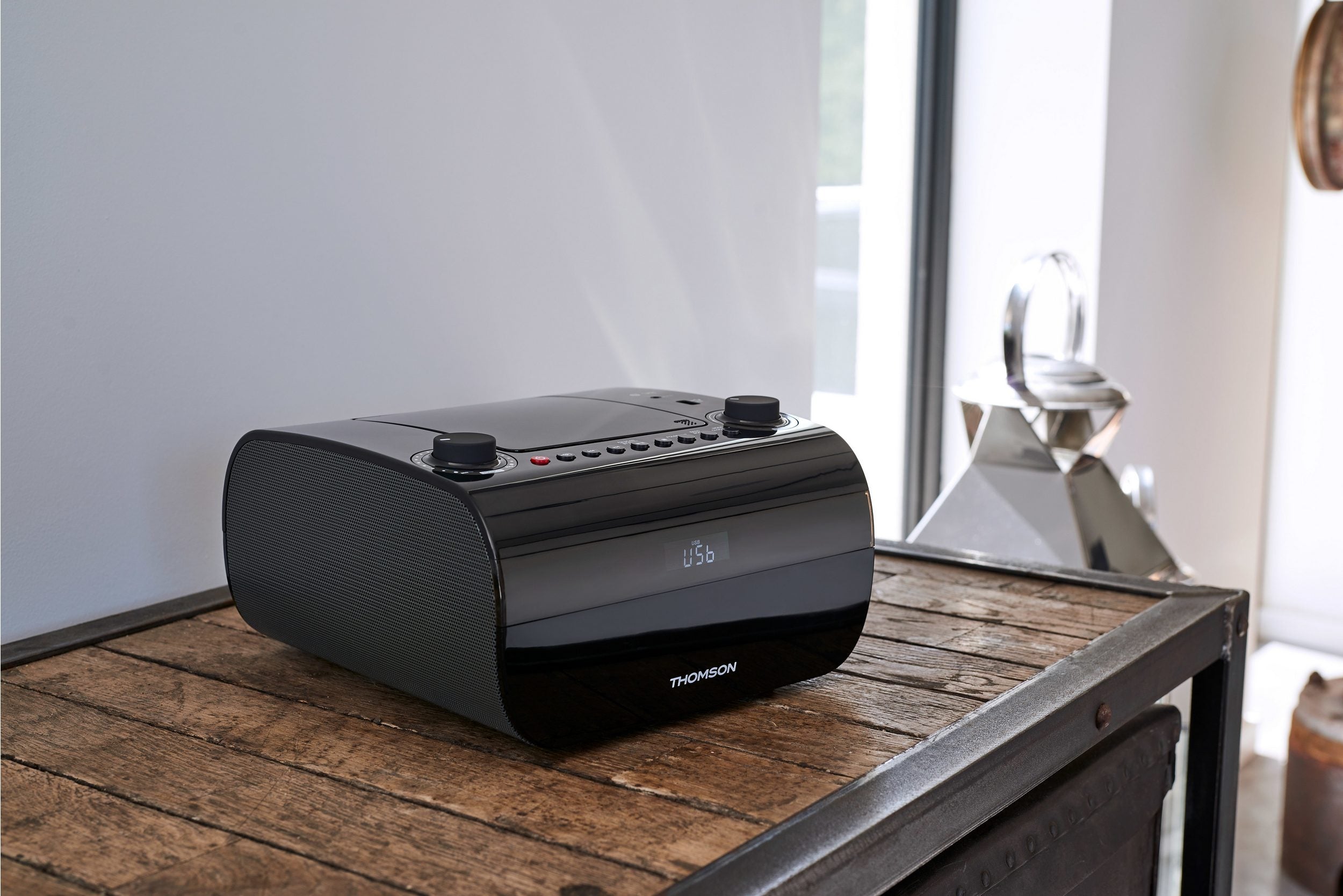 THOMSON RCD305UDABBT CD-Radio – DAB+ | Bluetooth | CD/MP3 | USB | UKW | Bass Boost