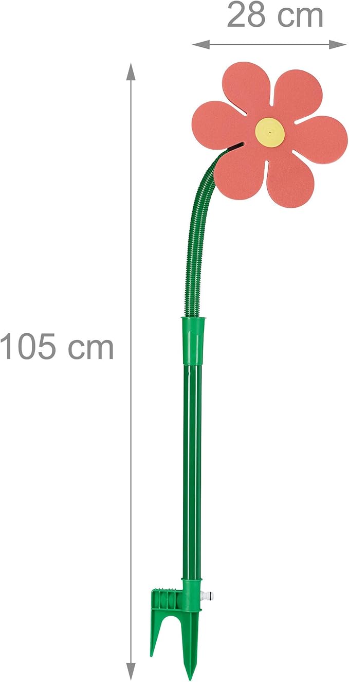 Tanzende Blume -  Rasensprinkler -  Bewässerung Sprenger beweglich - Tiere - Kinder - Wasserspielzeug - (Verschiedene Farben)