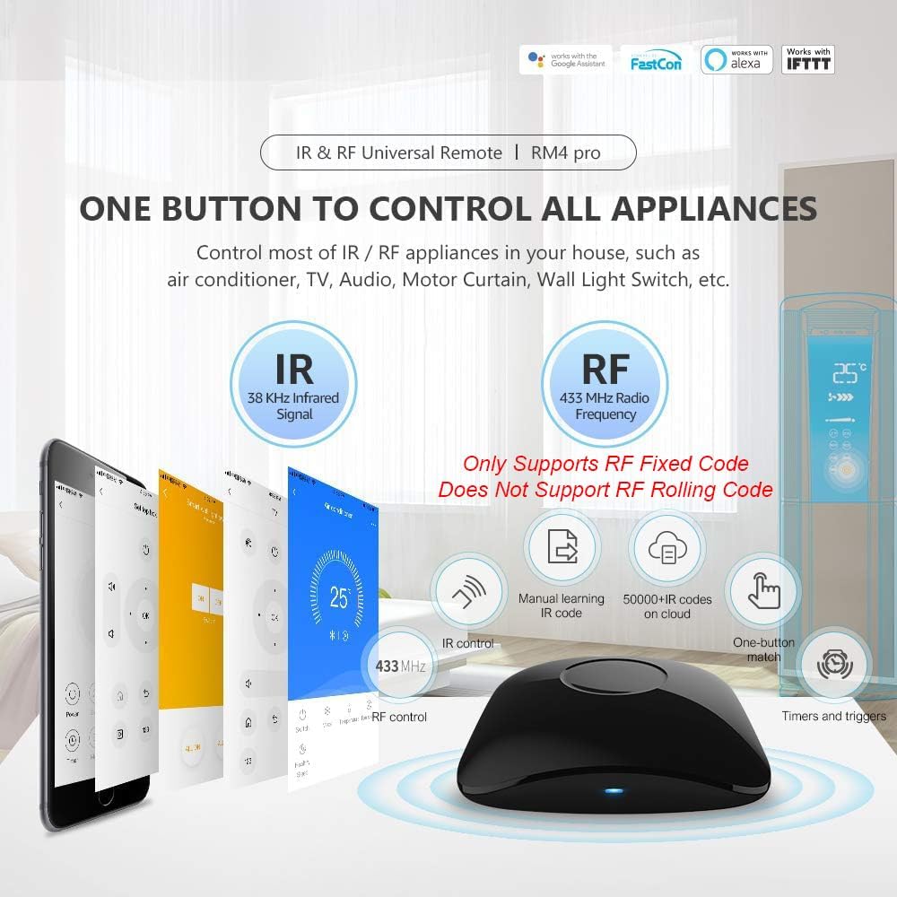 BroadLink RM4 Pro Universal-Fernbedienung – Smarte Steuerzentrale für Ihr Zuhause