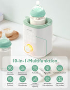 Momcozy MW02 9-in-1 Flaschenwärmer – Schnelles und präzises Erwärmen für Milch & Babykost