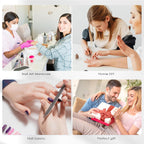 Nagelarmauflage / Armlehne für Nageldesign – U-Form | PU-Leder | Weiß