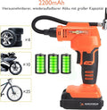 Yard Force Akku Luftpumpe, 20 V Elektrische Luftpumpe, 120PSI Luftkompressor Auto, Autokompressor ( Akku exkl.), Reifendruckmesser für Auto, Fahrrad, Fußball (Gerät ist Neu - Verkauf als B-WARE da Ohne original Karton)