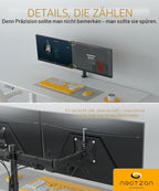 Dual Monitor Halterung NZ-ARM-01 – für 2 Monitore 13–27 Zoll | VESA 75x75 / 100x100