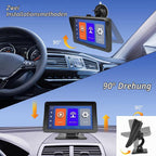 Hodozzy 7" Wireless CarPlay &amp; Android Auto Display – Touchscreen Autoradio