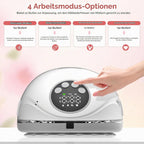 2er Set Elektrische Freihand-Milchpumpe – Doppelmilchpumpe | 4 Modi | 12 Saugstufen | Leise | Anti-Überlauf | Wiederaufladbar