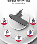 Morpilot 8000mAh Akku für Dyson V6, Ersatzakku für DC62 SV03 DC58 DC59 DC61 DC72 DC74 SV06 SV09 mit 3 waschbaren Filtern