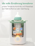 Momcozy MW02 9-in-1 Flaschenwärmer – Schnelles und präzises Erwärmen für Milch & Babykost