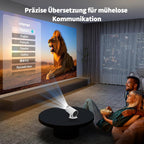 Mini Beamer / Smart Projektor – 4K-Unterstützung | 5G WiFi | Android 11 | 200 ANSI | 180° Drehbar