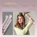 TYMO CURLPRO Plus Automatischer Lockenstab 25 mm – Beach Waves & Große Locken | Keramik | Anti-Verbrennung | Gold/Rosé