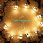 10er LED Bodeneinbaustrahler Warmweiß 0,6W – IP67 Wasserdichte Terrassenbeleuchtung für Außenbereiche Ø32 mm
