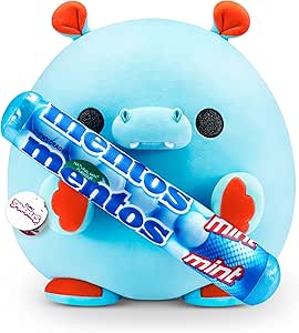 Snackles Serie 1 - Hippo, Surprise Medium Plush, Ultra Soft Plüsch, kuschelig Squishy Comfort, 28 cm, Plüsch mit Lizenz Snack Brand Accessory (Hippo)