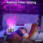 Sternenhimmel Projektor mit Wolkeneffekt – Smart Bluetooth LED Nachtlicht für Magische Lichtmomente