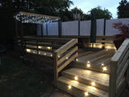 10er LED Bodeneinbaustrahler Warmweiß 0,6W – IP67 Wasserdichte Terrassenbeleuchtung für Außenbereiche Ø32 mm