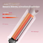 TYMO CURLPRO Plus Automatischer Lockenstab 25 mm – Beach Waves & Große Locken | Keramik | Anti-Verbrennung | Gold/Rosé