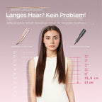 TYMO CURLPRO Plus Automatischer Lockenstab 25 mm – Beach Waves & Große Locken | Keramik | Anti-Verbrennung | Gold/Rosé