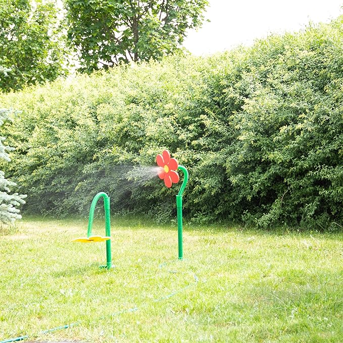 Tanzende Blume -  Rasensprinkler -  Bewässerung Sprenger beweglich - Tiere - Kinder - Wasserspielzeug - (Verschiedene Farben)