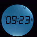 Designer Digitalwecker mit Nachtlicht, Zwei Weckzeiten, Schlummerfunktion uvm. * Schwarz * Neuware