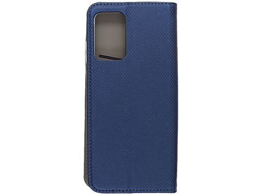 Samsung Galaxy A72 Hülle, Schutzhülle für Samsung Galaxy A72 5G Tasche Denim Textil Book Case Flip Case Klapphülle, Blau