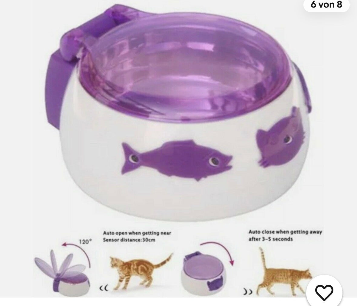 🐾 Auto-Dish Edelstahl Futternapf mit automatischem Deckel – für Hunde, Katzen & Kleintiere * UVP: 37,90€