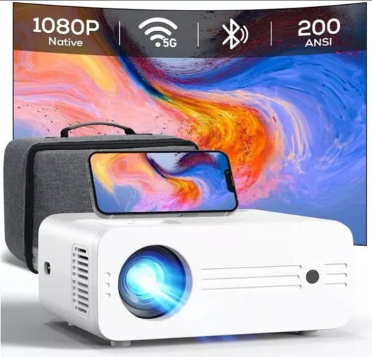 iZEEKER iPL310 Beamer / Video Projektor mit 13000 Lux Full HD 1080P 4K, 5G WiFi, Bluetooth,uvm