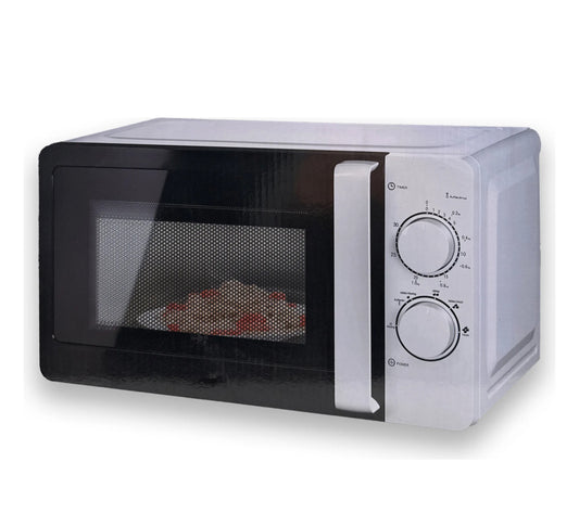 StarQ Mikrowelle 700W 20L Timer 5 Leistungsstufen Drehteller Licht Auftaufkt.