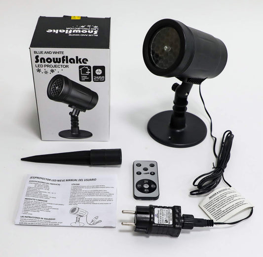Projektor Weihnachten, Snowflake Led Projector, Led-Projektionslampe, Rotierende Schneeflocke Projektor, Schneeprojektor Schneefalllampe Eignet sich Für Die Innendekoration Weihnachtsfeier
