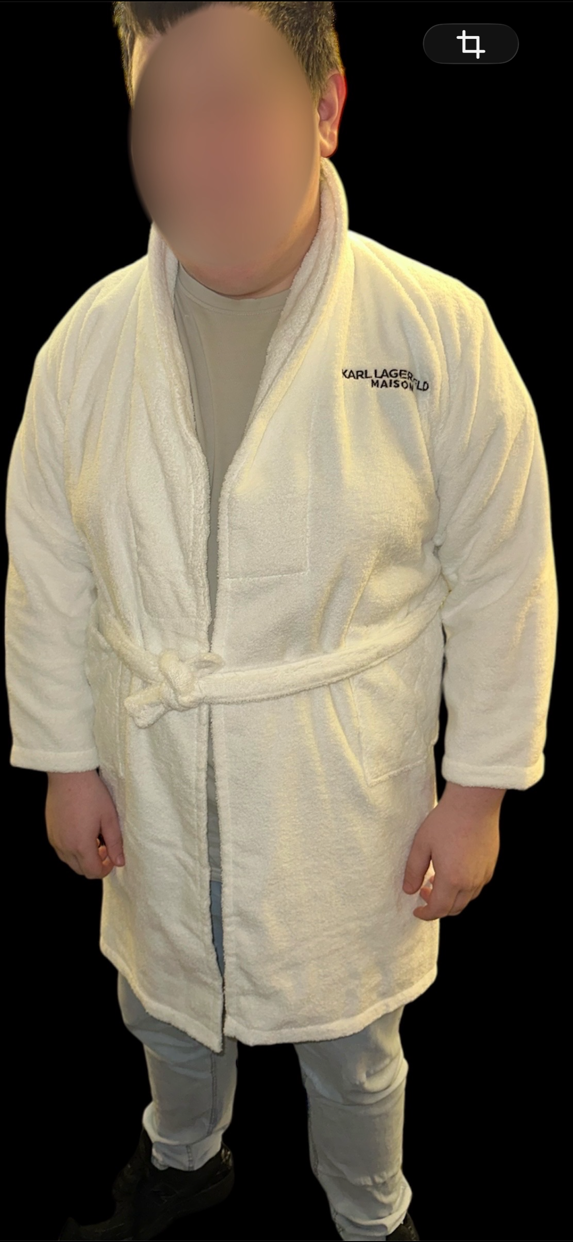 KARL LAGERFELD MAISON Bademantel * Weiß * Unisex * Neuware und Geschenkbox * UVP: 209,90€
