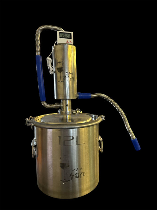 12L Wein Alkohol Ethanol Brennanlage / Brennerei / Selbst Brennen / Destilliergerät *Komplett Set* NEUWARE! Edelstahl!