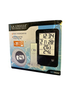 La Crosse Technology WS9068 Temperaturstation mit Sonde für Pool –  Schwarz