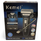 Kemei KM-6558 – Der vielseitige 3-in-1 Multifunktionsrasierer für perfekte Pflege (Bart, Haare, Nase)