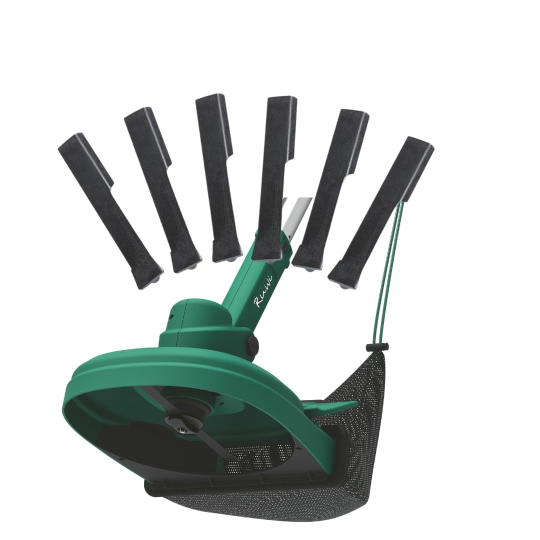 Akku-Rasentrimmer * RuWi mit Auffangbehälter * Akku 12V incl. * Bekannt aus der TV Show „Die Höhle der Löwen“