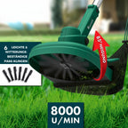 Akku-Rasentrimmer * RuWi mit Auffangbehälter * Akku 12V incl. * Bekannt aus der TV Show „Die Höhle der Löwen“