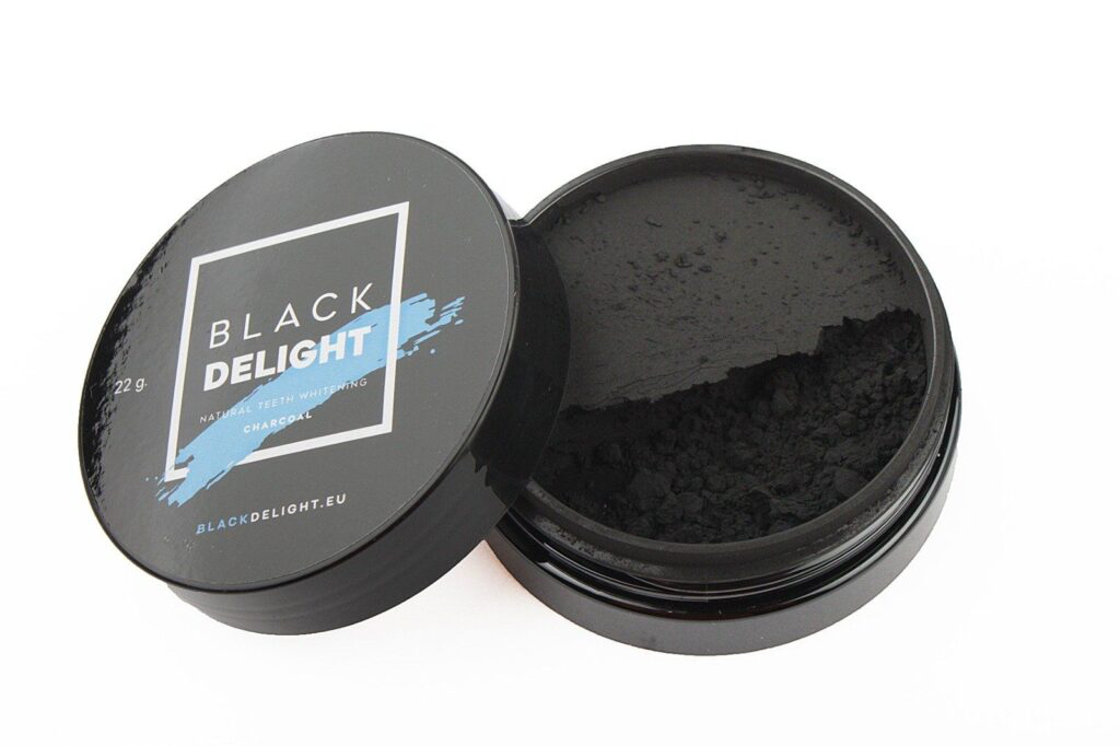 Black Delight Zahnaufhellung Naturkohle Pulver Weiße Zähne Charcoal