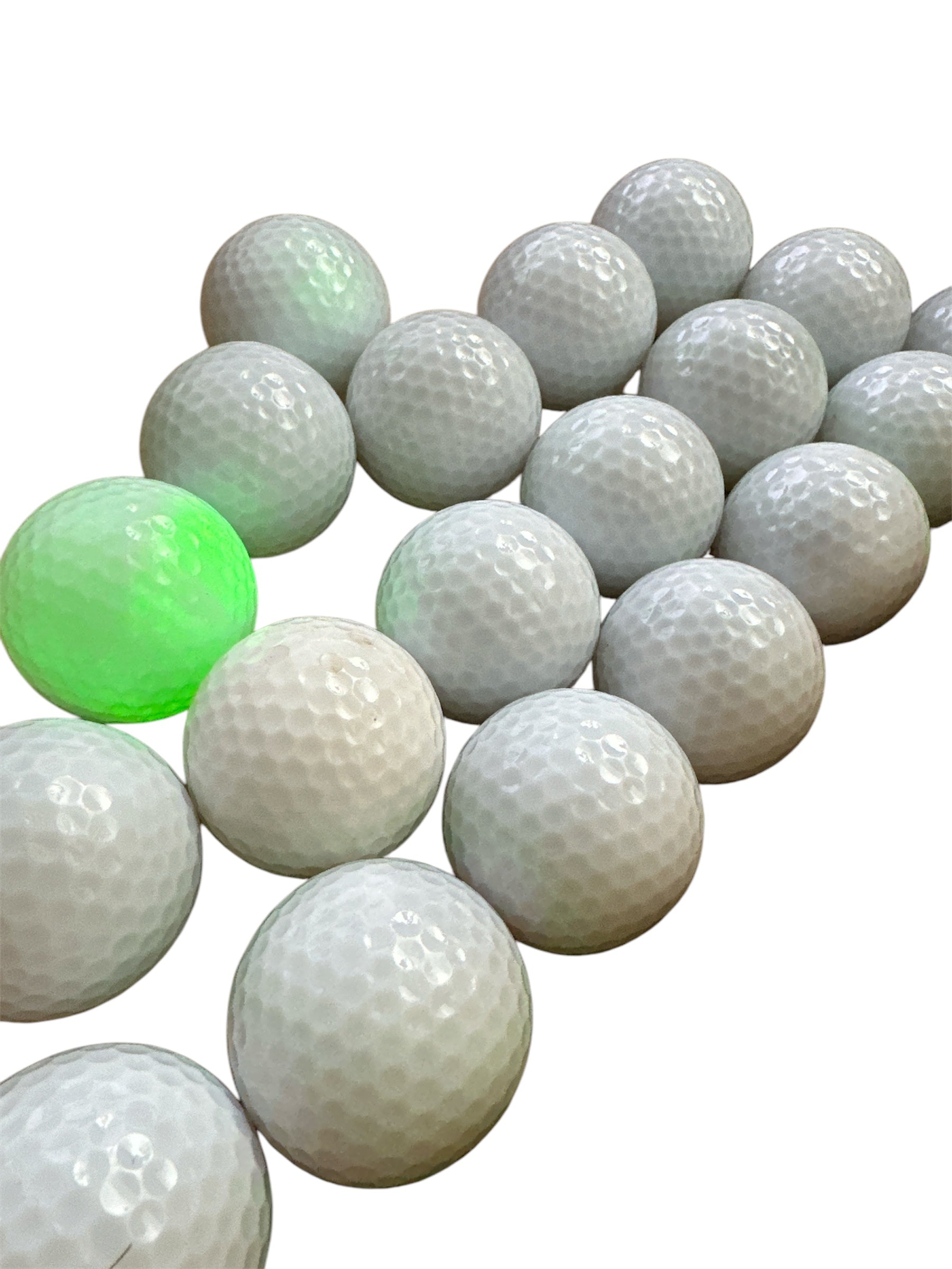 Leuchtende Golfbälle, 5 Stück Golf Übungsbälle, LED Leuchte Golf, Elektronische LED Leuchtgolfbälle für Nachttraining Mit Großer Reichweite