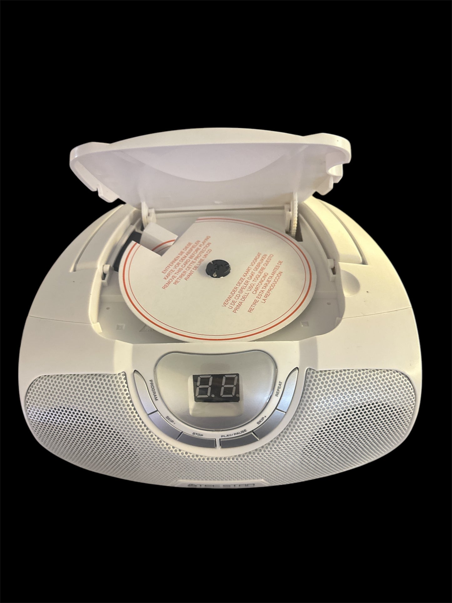 TEC Star Radio MD 84742 Stereo-CD/MP3-Player,Radio, AUX uvm. *Weiß * 9 W * Made İn Germany
