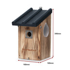 Green-Backyard Birdhouse / Natürliches Vogelhaus aus Zedernholz