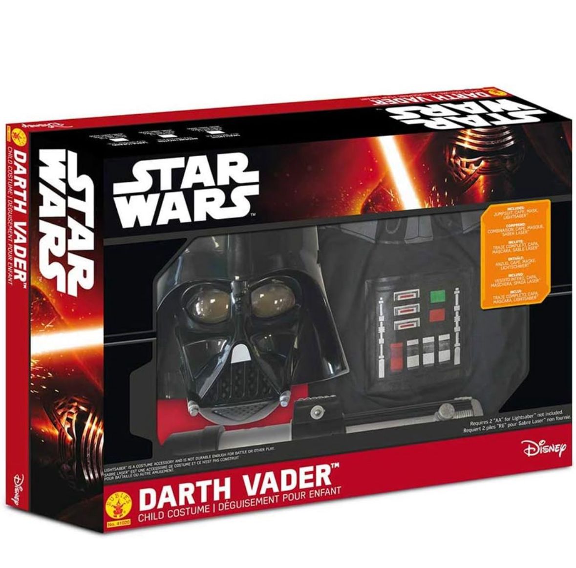 Starwars Darth Vader Kostüm für Kinder ** Größe M