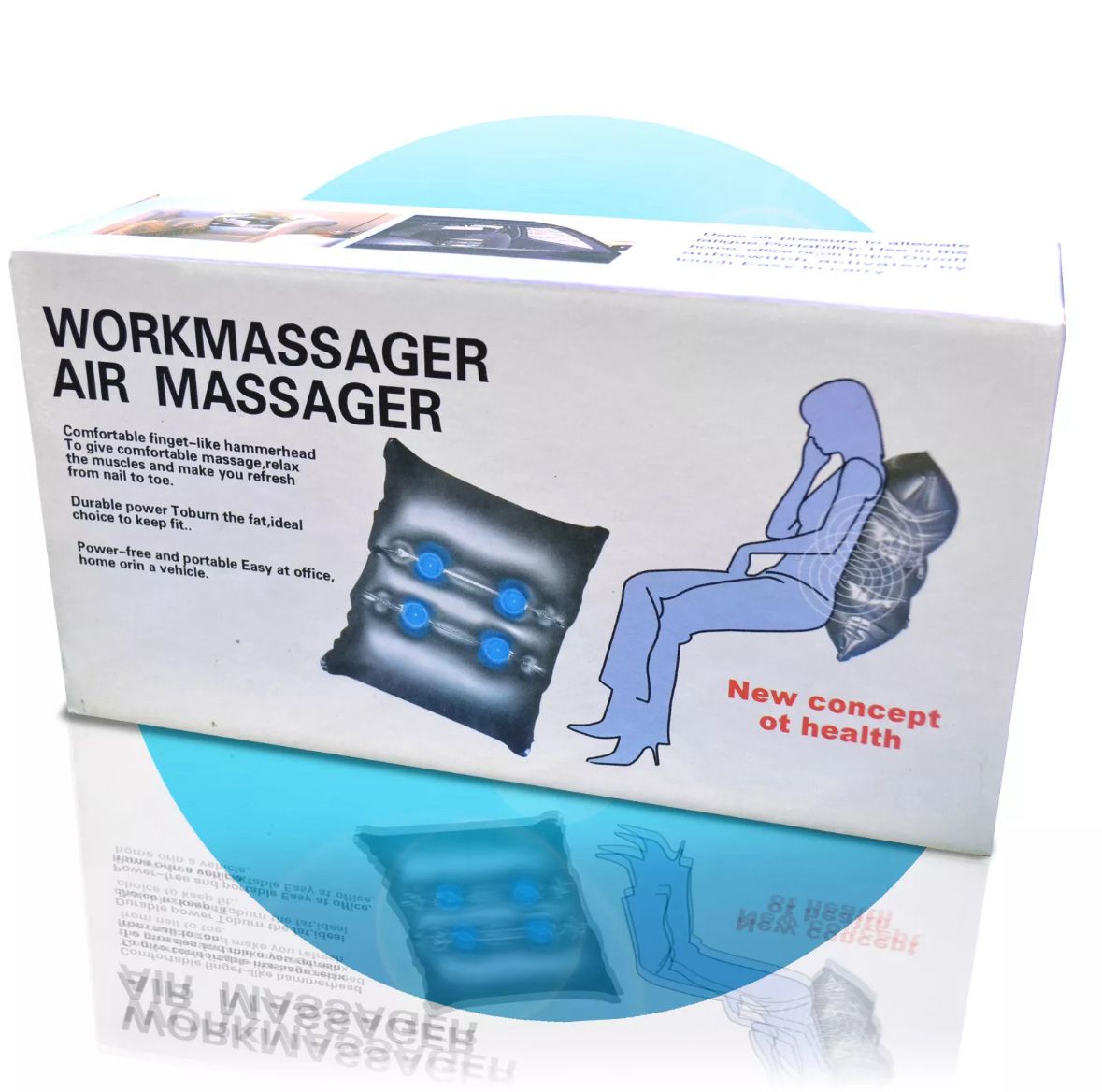 Massage Kissen - Air Massagekissen Vibrierendes Massagegerät (für alle Körperpartien)