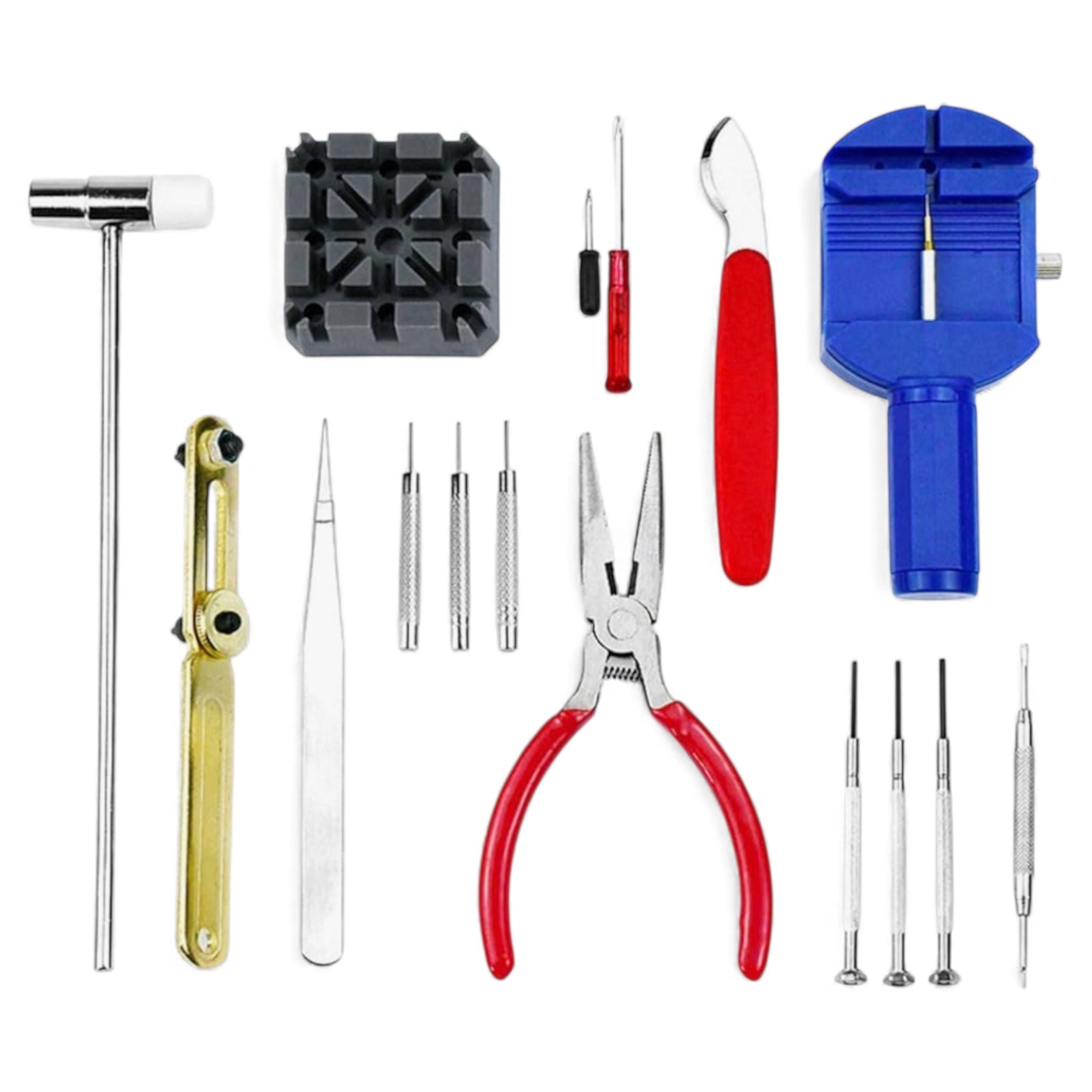16-teiliges Uhrenreparatur-Werkzeugset – Hochwertig, präzise & ideal für Profis und Einsteiger