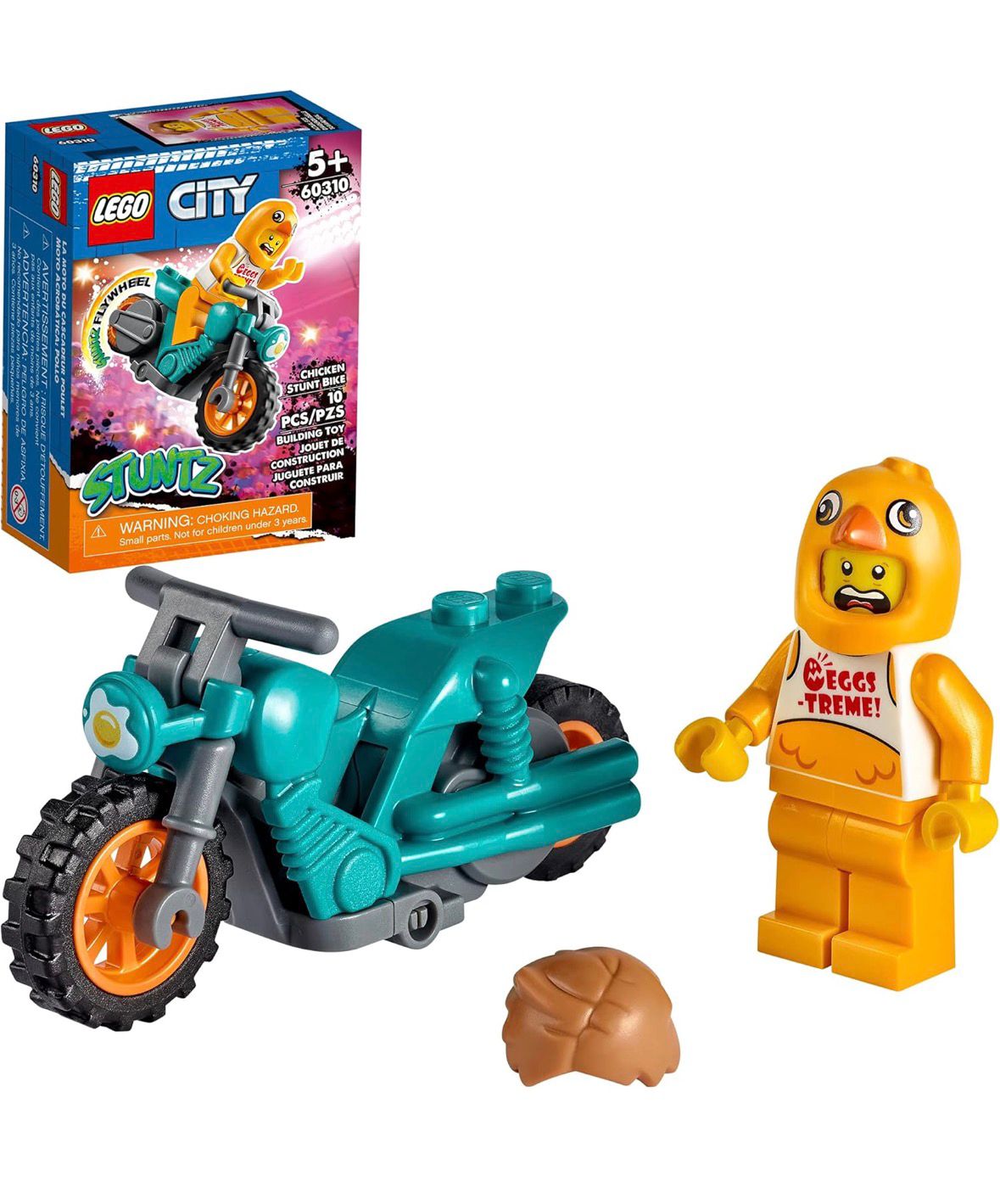 LEGO® City 60310 – Stuntbike - STUNTZ - Hühner Stuntbike -  für actionreichen Spielspaß *Neuware*