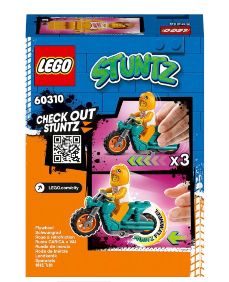 LEGO® City 60310 – Stuntbike - STUNTZ - Hühner Stuntbike -  für actionreichen Spielspaß *Neuware*