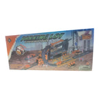 Parking Lot Container Truck – 2-in-1 Spielset mit Transporter, Baustellenfahrzeugen & Rennstrecke