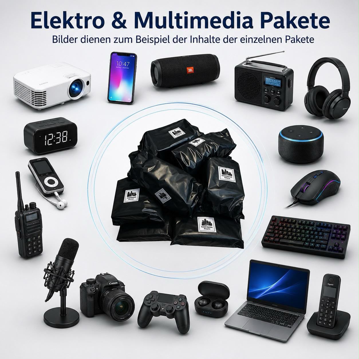 SecretPack / Überraschungspaket - Elektronik & Multimedia - Mystery Box mit vielseitigen Überraschungen für jeden Geschmack! Die Pakete bestehen aus Restposten, Neuwaren und hochwertigen überprüften Retouren.