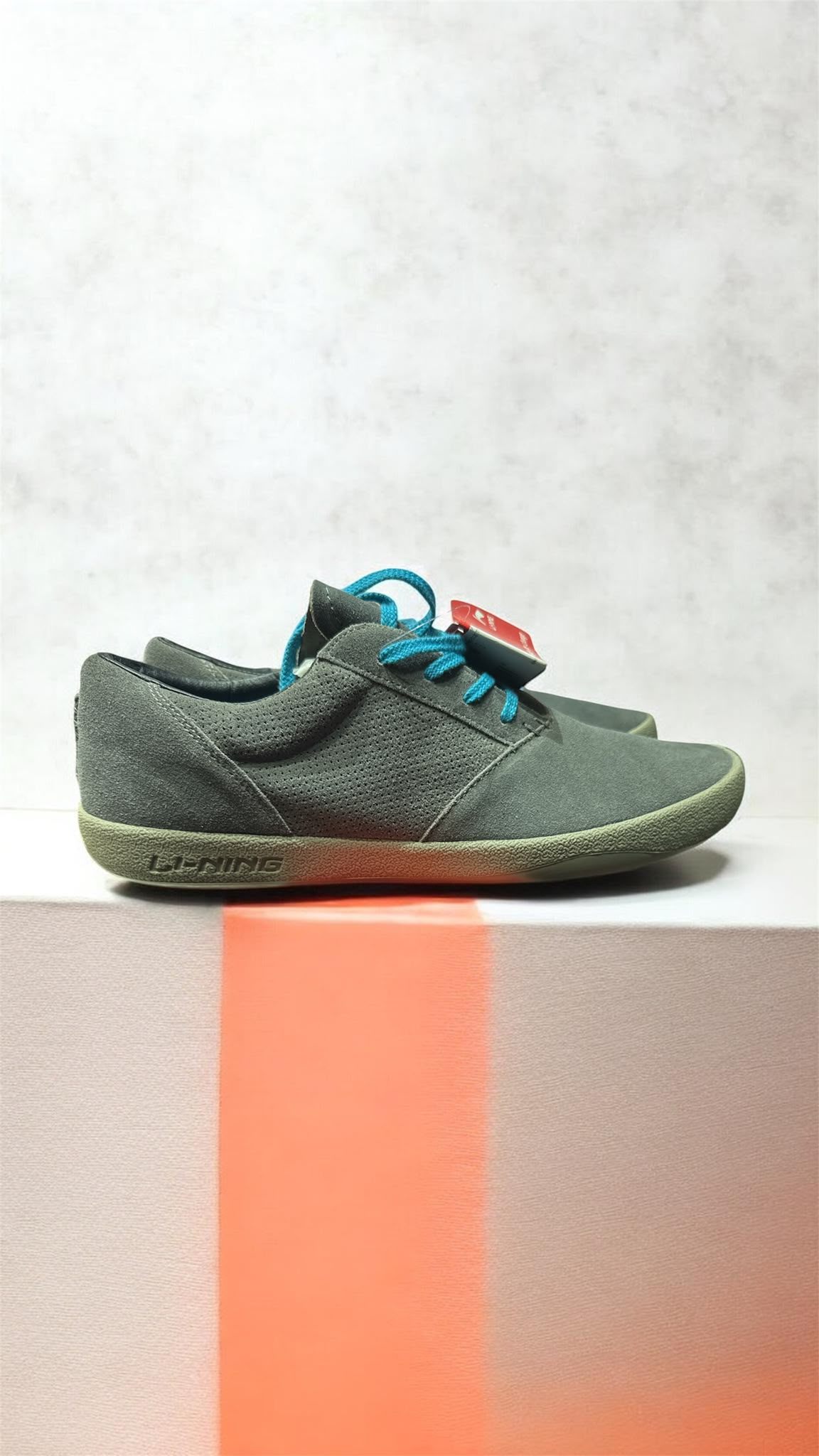 LI-NING LEISURE A709 Herren Sneaker – Light Grey / Grey – Größe 47 2/3