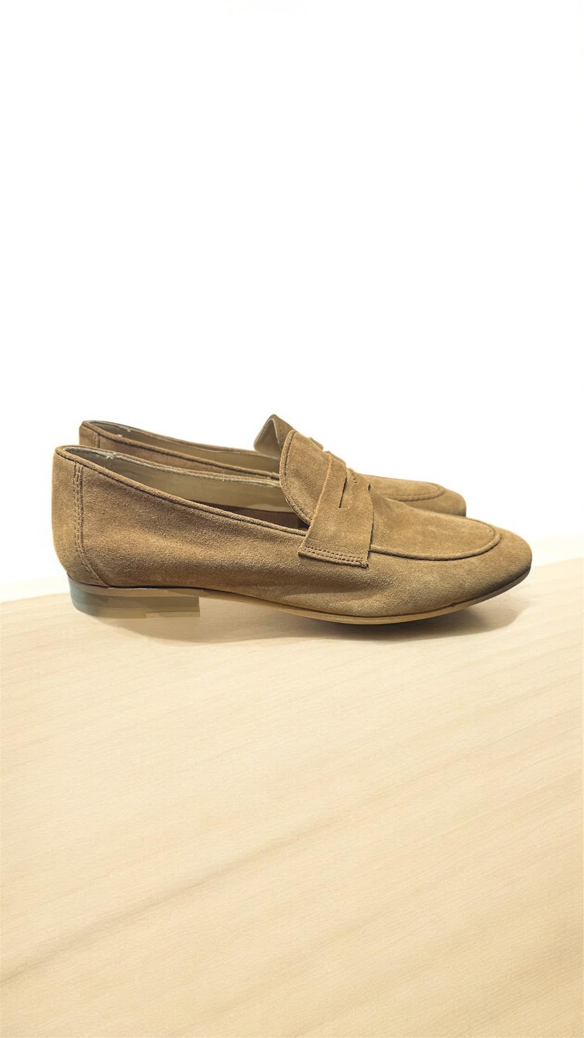 Walk London Herren Leder-Loafer – Braun – Größe 44