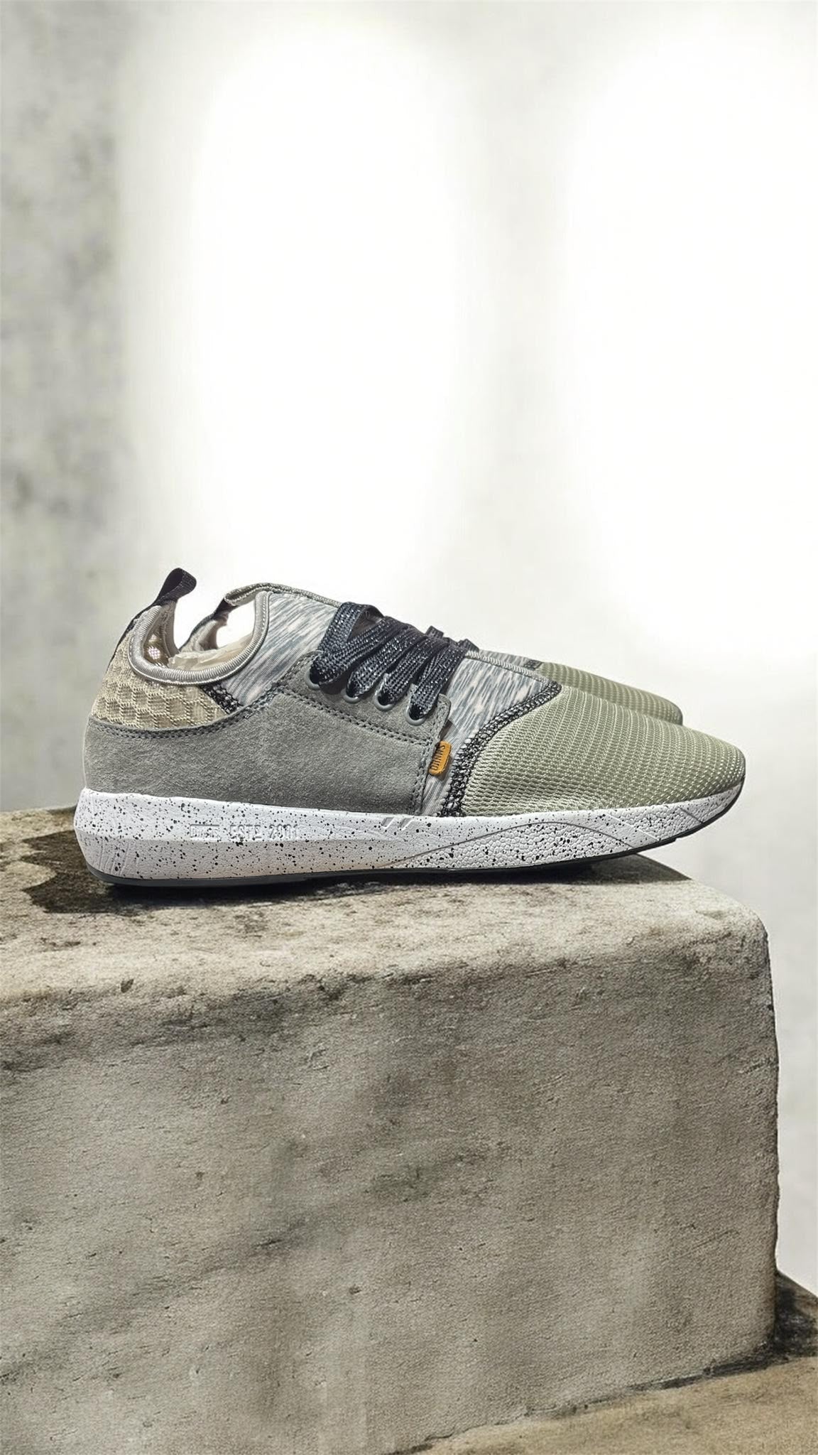 DJINNS MocLau 3.0 Triple Mesh Herren Sneaker – Grey – Größe 45